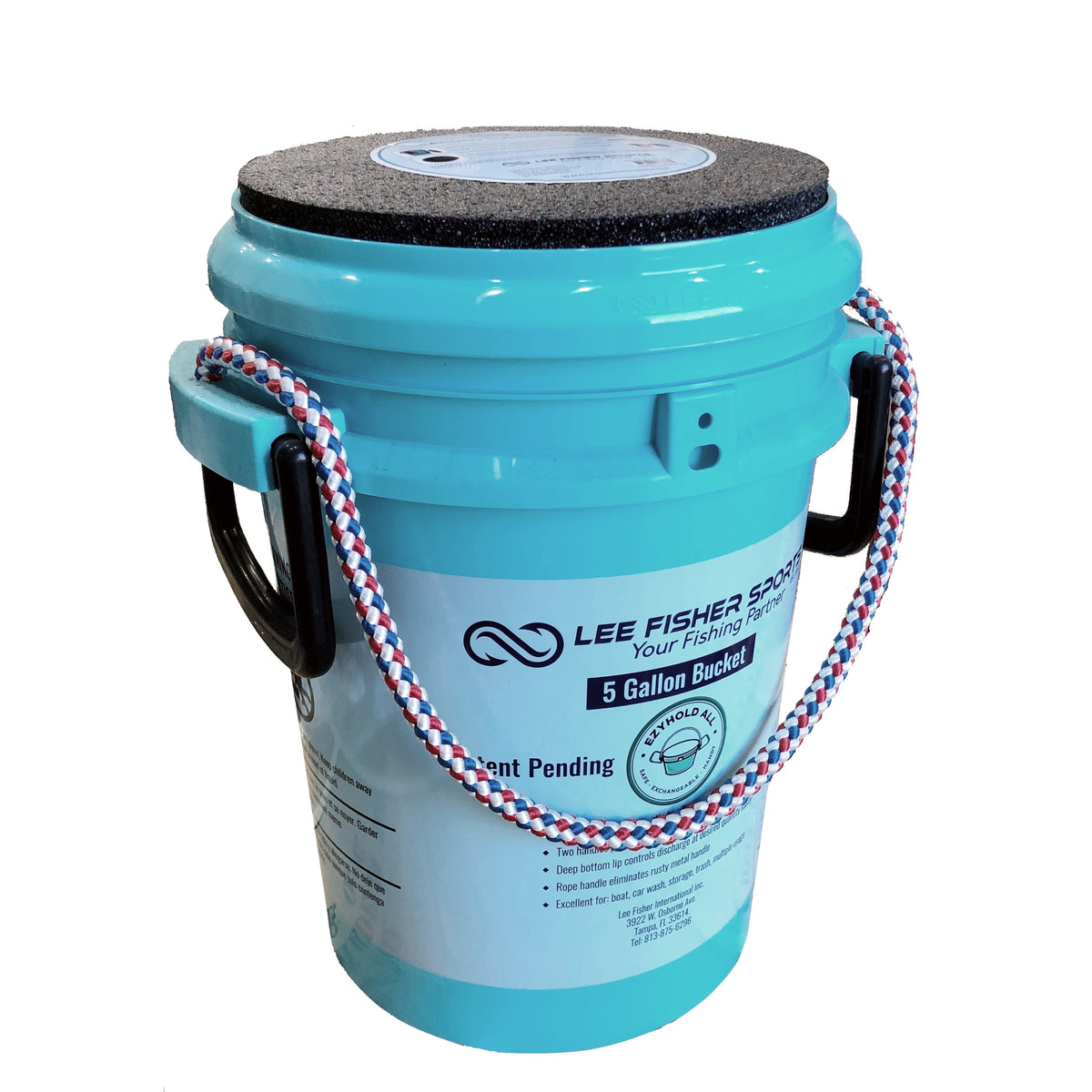 Padded Thick Foam Bucket Seat Comes with 5 Gallon Bucket