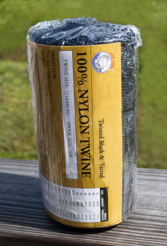 Mending Twine - Nylon Black & Bonded - Everstrong