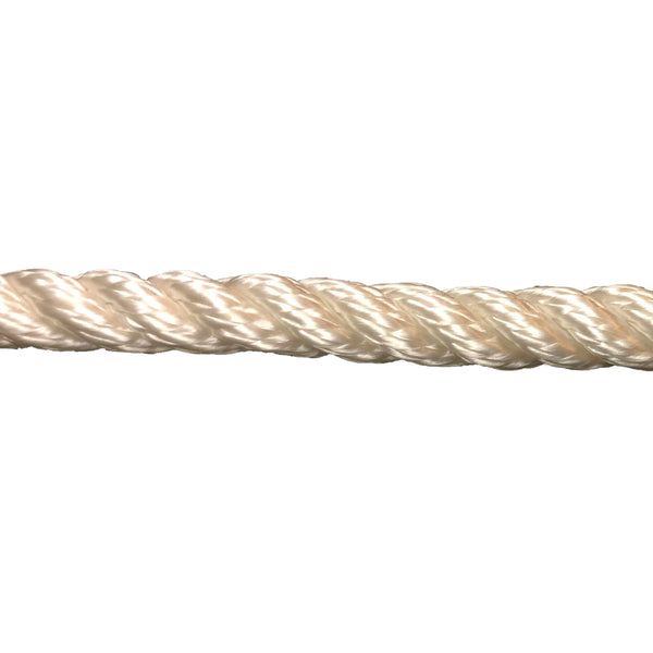 3 Strand Twisted Nylon Rope - 100ft