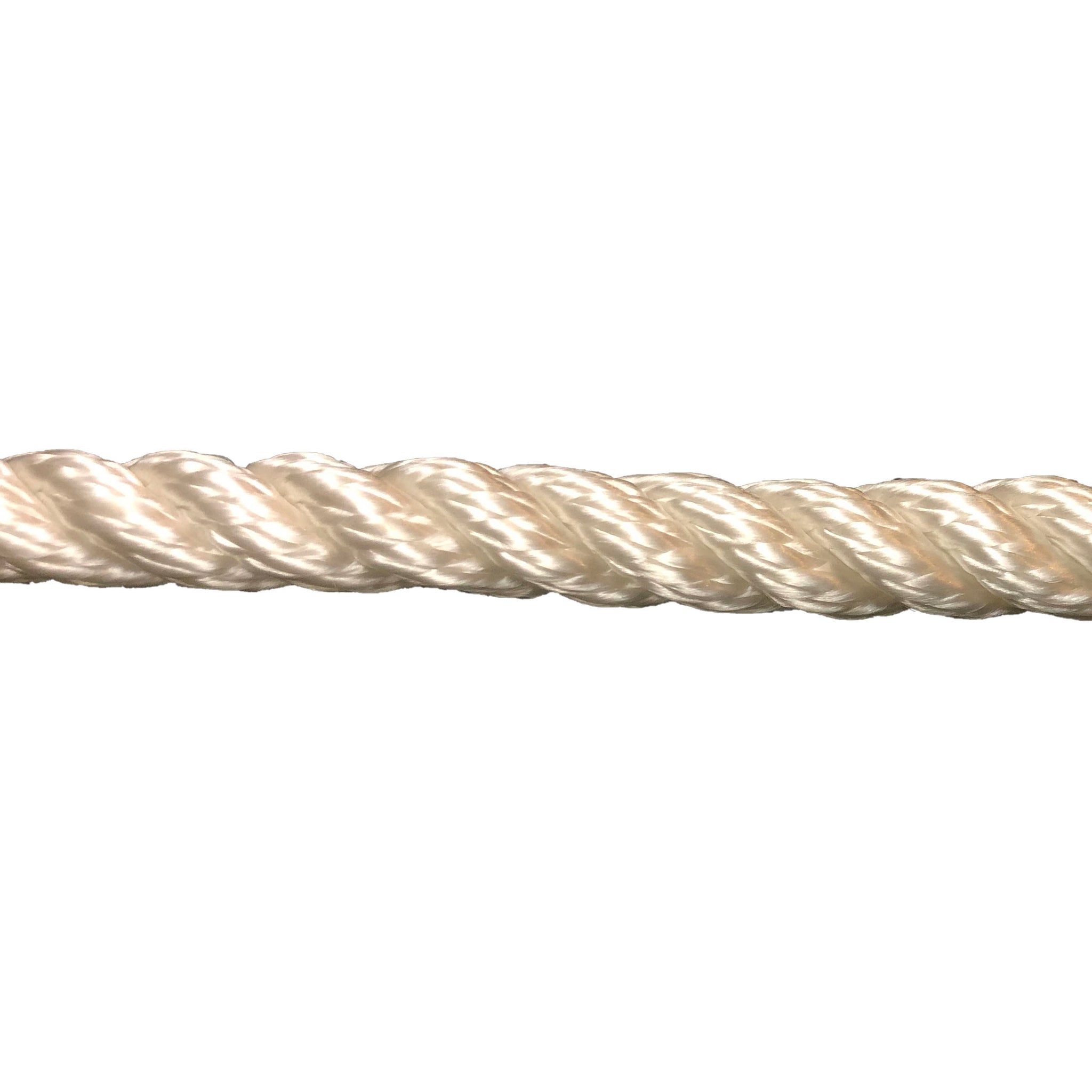 Everbilt 1/2 in. x 50 ft. White Twisted Nylon Rope 73272 - The