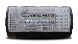 Nylon Braided Twine– Black & Tarred